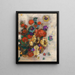 Bouquet de fleurs - Odilon Redon — kehystetty taideteos seinällä