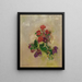 Fleurs sans vase - Odilon Redon — kehystetty taideteos seinällä