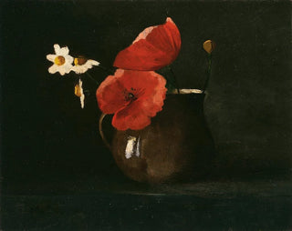 Odilon Redon - Flowers Poppies and Daisies.webp
