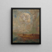 La Barque - Odilon Redon — kehystetty taideteos seinällä