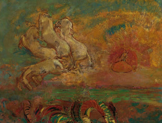 Le Char d'Apollon et le Dragon - Odilon Redon — näkymä teoksesta