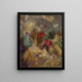 Le Christ et ses disciples - Odilon Redon — kehystetty taideteos seinällä