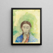 Le Silence - Odilon Redon — kehystetty taideteos seinällä