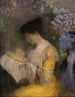 Madame Arthur Fontaine Marie Escudier née en 1865 - Odilon Redon — näkymä teoksesta