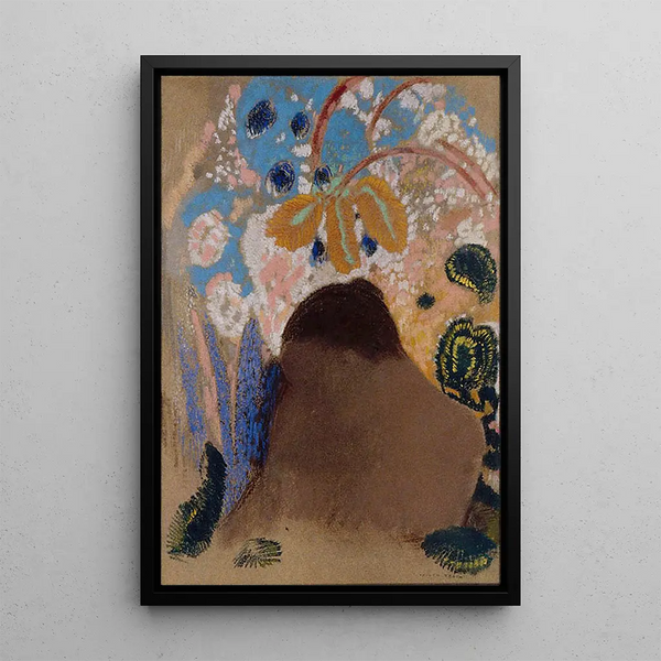 Ophélie - Odilon Redon — kehystetty taideteos seinällä