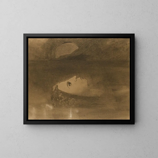Ophélie - Odilon Redon — kehystetty taideteos seinällä