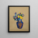 Pensées - Odilon Redon — kehystetty taideteos seinällä