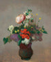 Pivoine, geranium ja syreeni - Odilon Redon — näkymä teoksesta