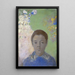 Portrait d'Ari Redon - Odilon Redon — kehystetty taideteos seinällä