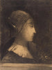 Profil de femme droite - Odilon Redon — näkymä teoksesta