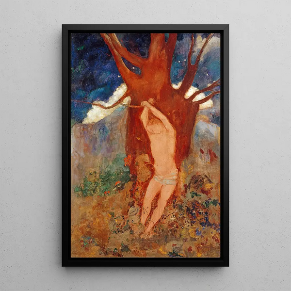 Saint Sébastien - Odilon Redon — kehystetty taideteos seinällä
