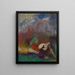 Sirène - Odilon Redon — kehystetty taideteos seinällä