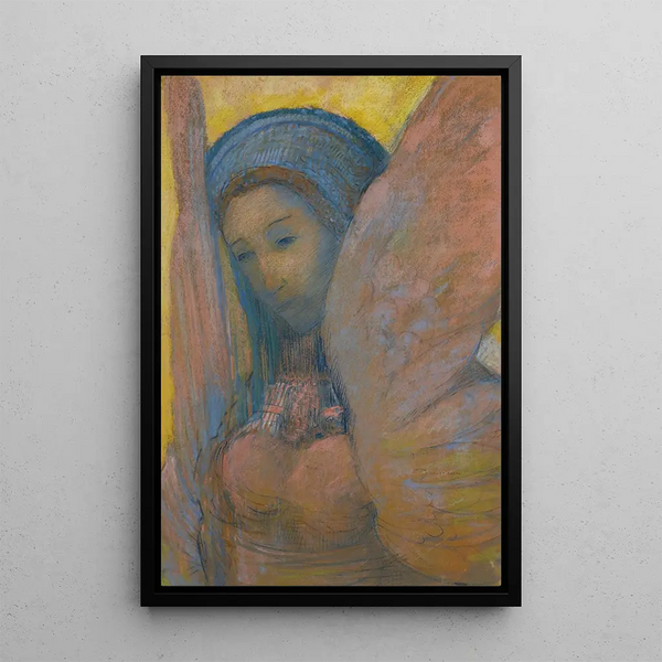 Sphinx - Odilon Redon — kehystetty taideteos seinällä