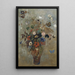 Nature morte avec fleurs - Odilon Redon — kehystetty taideteos seinällä