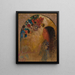 La Fenêtre gothique - Odilon Redon — kehystetty taideteos seinällä