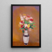Vase de fleurs - Odilon Redon — kehystetty taideteos seinällä