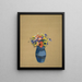 Vase de fleurs - Odilon Redon — kehystetty taideteos seinällä