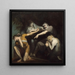 Œdipus kiroamassa poikaansa Polyniceä - Henry Fuseli — kehystetty taideteos seinällä