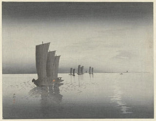 Bateaux de pêche - Ohara Koson — näkymä teoksesta