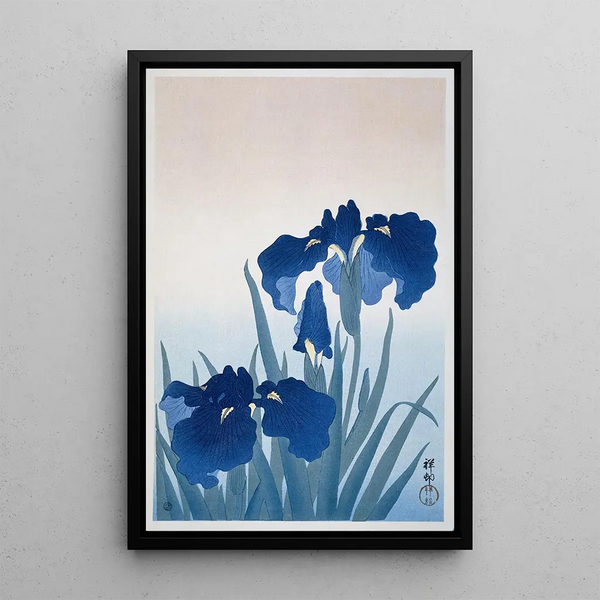 Iiris - Ohara Koson — kehystetty taideteos seinällä