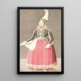 Olavius - Kvinde ifrt islandsk bondedragt.webp