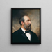 James Garfield - Ole Peter Hansen Balling — kehystetty taideteos seinällä