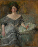 Portrait d'Elza Krauze - Olga Boznańska — näkymä teoksesta