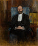 Portrait de Feliks Jasieński - Olga Boznańska — näkymä teoksesta
