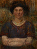 Portrait de Mme Bankiewicz - Olga Boznańska — näkymä teoksesta