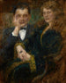 Portrait de Mme et M. Smogorzewski - Olga Boznańska — näkymä teoksesta