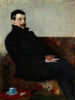 Portrait de Paul Nauen - Olga Boznańska — näkymä teoksesta