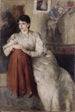 Zofia Federowicz'in muotokuva - Olga Boznańska — näkymä teoksesta