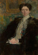 Zofia Kirkor-Kiedro'n muotokuva synt. Grabska 1872-1952 - Olga Boznańska — näkymä teoksesta