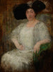 Portrait d'une écrivaine française Gabrielle Réval - Olga Boznańska — näkymä teoksesta