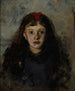 Portrait d'une fille, Zofia Sokoowska - Olga Boznanska — näkymä teoksesta