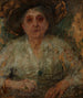Portrait d'une dame âgée - Olga Boznańska — näkymä teoksesta