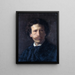 Autoportrait - Oliver Ingraham Lay — kehystetty taideteos seinällä