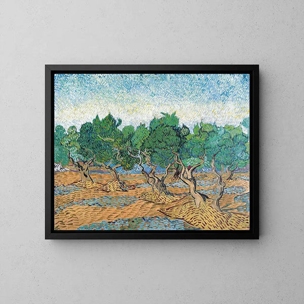 Oliveraie - Vincent Van Gogh | Reproduction Tableau Décoration murale affiche copie