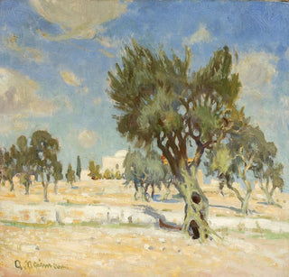 Abraham Neuman - Olive trees near Jerusalem.webp