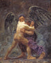 Jacob luttant avec l'ange - Oluf Hartmann — näkymä teoksesta