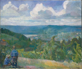Vue de Kristianiadalen - Oluf Wold-Torne — näkymä teoksesta