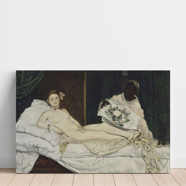 Olympia - Édouard Manet | Reproduction Tableau Décoration murale affiche copie