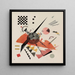 Orange - Wassily Kandinsky — kehystetty taideteos seinällä