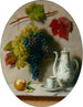Une nature morte avec des raisins et une théière - Oreste Costa — näkymä teoksesta
