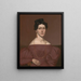 Portrait d'Eliza C. Ayres - Orlando Hand Bears — kehystetty taideteos seinällä