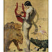 Maalauksen jäljennös Orfeus ja eläimet - Franz von Stuck