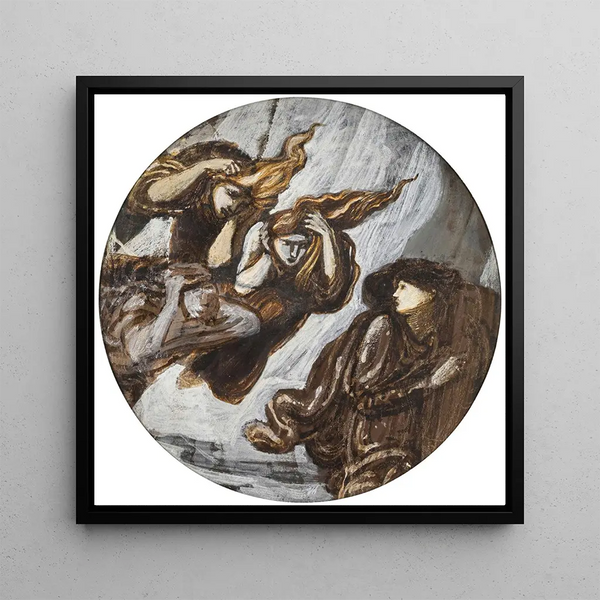 Orphée poursuivi par des Furies - Sir Edward Coley Burne-Jones