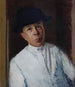Portrait d'une dame - Oscar Ghiglia — näkymä teoksesta