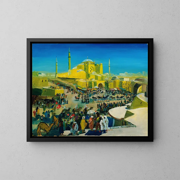 Le Selamlik à Constantinople - Oskar Laske — kehystetty taideteos seinällä