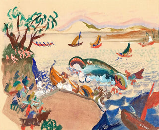 La Baleine - Oskar Laske — näkymä teoksesta
